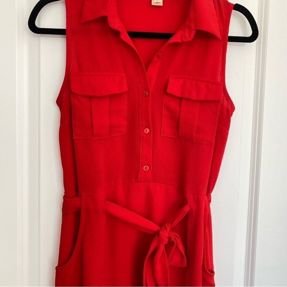 MONTEAU | sleeveless belted dress - Picture 6 of 10